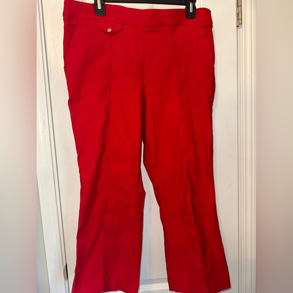 Vibrant Red Pants
